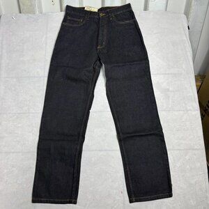 EL Vaquero Straight Leg Jeans Mens Black Denim Relaxed Fit Everyday 32x32 NWT
